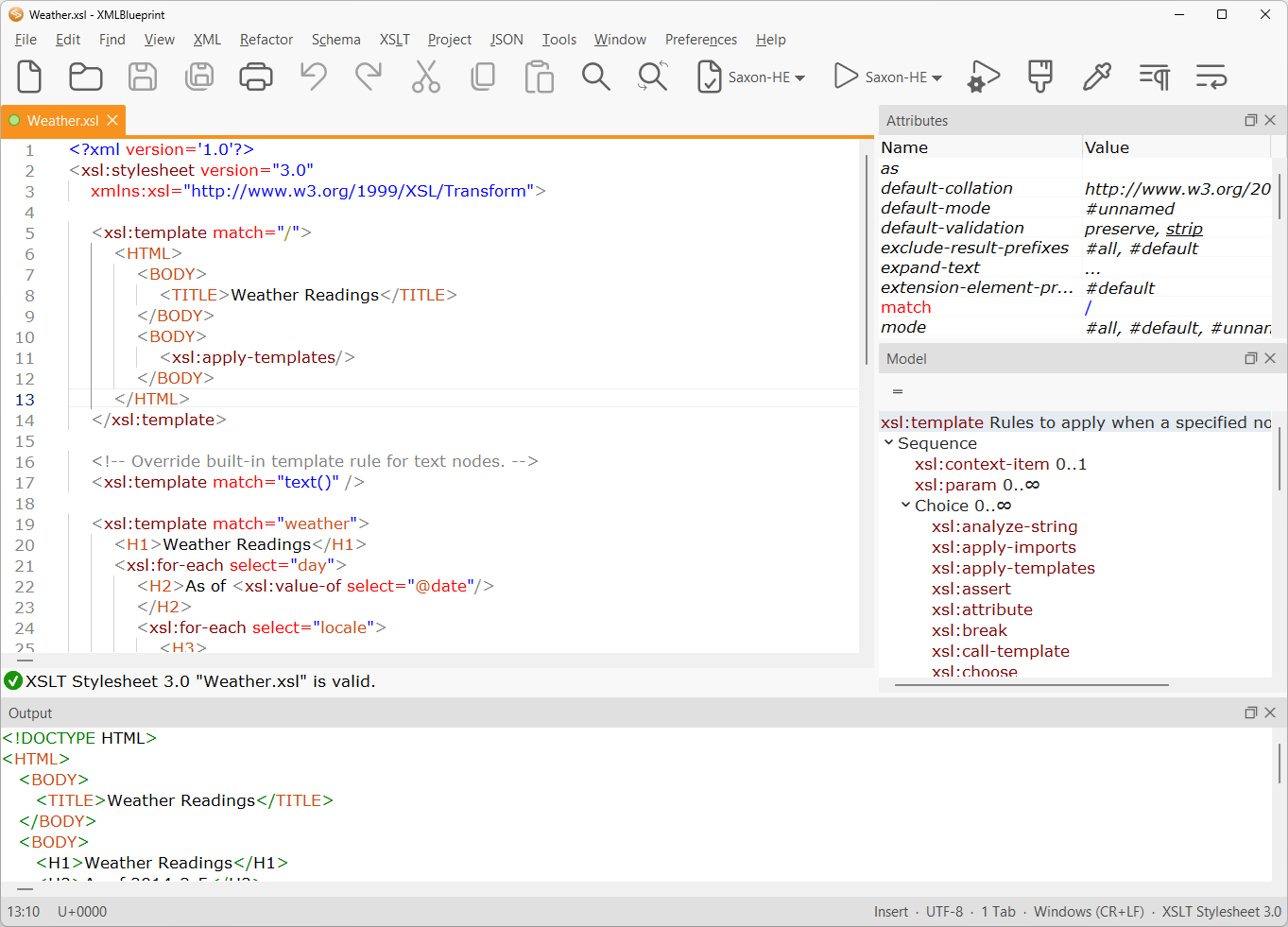 xml editor light